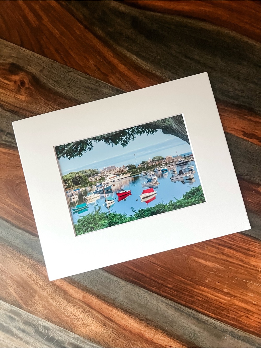 Wychmere Harbor, MA Matted Photo Print